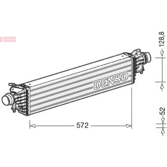Intercooler, échangeur DENSO OEM 13378221