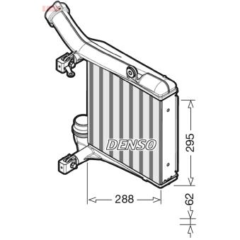 Intercooler, échangeur DENSO [DIT28012]