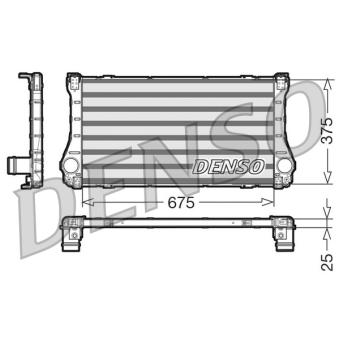 Intercooler, échangeur DENSO [DIT50002]