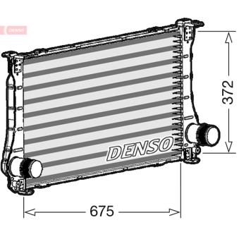 Intercooler, échangeur DENSO [DIT50011]