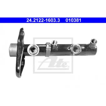 Maître-cylindre de frein ATE 24.2122-1603.3 pour FORD FIESTA 1.8 D - 60cv