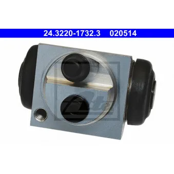 Cylindre de roue ATE 24.3220-1732.3 pour CITROEN C3 1.6 BlueHDi - 75cv