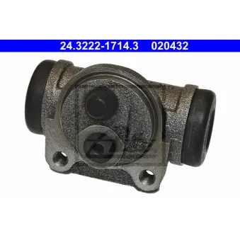 Cylindre de roue ATE 24.3222-1714.3 pour CITROEN XSARA 1.6 16V - 109cv