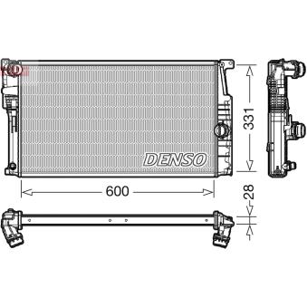 Radiateur, refroidissement du moteur DENSO OEM 7600523