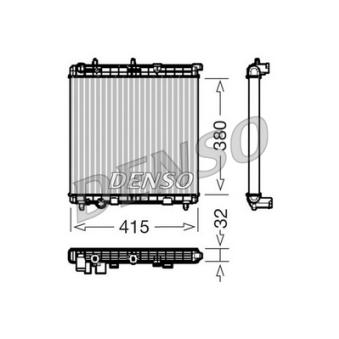 Radiateur, refroidissement du moteur DENSO OEM 1330C1