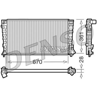 Radiateur, refroidissement du moteur DENSO OEM 133041 Radiateur, refroidissement du moteur DENSO OEM 133041