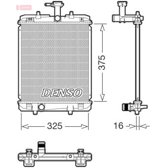 Radiateur, refroidissement du moteur DENSO OEM 164000Q030