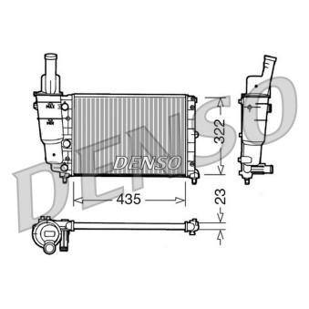 Radiateur, refroidissement du moteur DENSO OEM 46465015