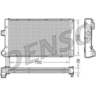 Radiateur, refroidissement du moteur DENSO [DRM09099]