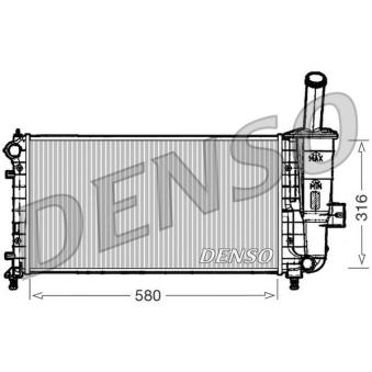 Radiateur, refroidissement du moteur DENSO OEM 51714679