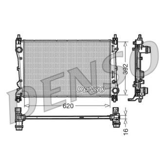Radiateur, refroidissement du moteur DENSO DRM09113 pour VOLKSWAGEN ID.5 1.3 CDTI - 95cv