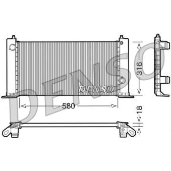 Radiateur, refroidissement du moteur DENSO OEM 46799894