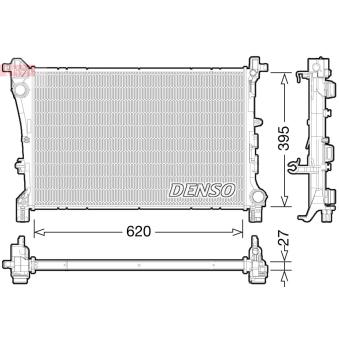 Radiateur, refroidissement du moteur DENSO OEM 51888085