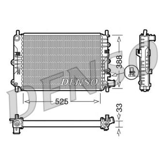 Radiateur, refroidissement du moteur DENSO OEM 6912237