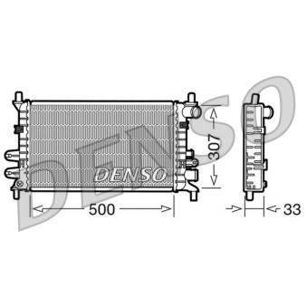 Radiateur, refroidissement du moteur DENSO OEM 6616482