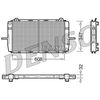 Radiateur, refroidissement du moteur DENSO [DRM10080]