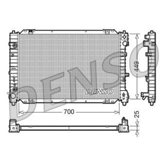 Radiateur, refroidissement du moteur DENSO DRM10089