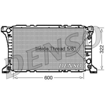 Radiateur, refroidissement du moteur DENSO DRM10096
