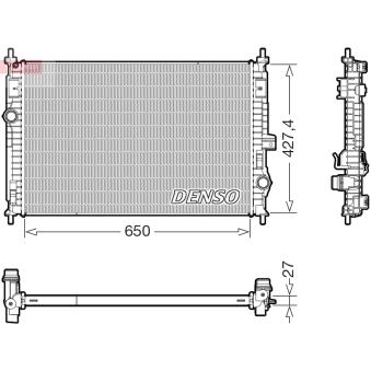 Radiateur, refroidissement du moteur DENSO DRM20048 pour MAZDA 323 PureTech 110 - 110cv