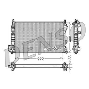 Radiateur, refroidissement du moteur DENSO OEM 51770411