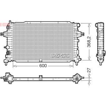Radiateur, refroidissement du moteur DENSO OEM 13156845