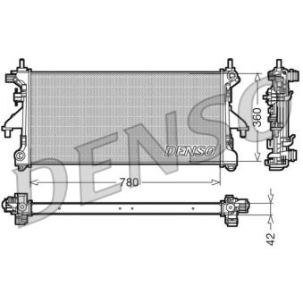 Radiateur, refroidissement du moteur DENSO OEM 1330S3