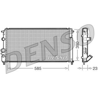 Radiateur, refroidissement du moteur DENSO OEM 7700425842