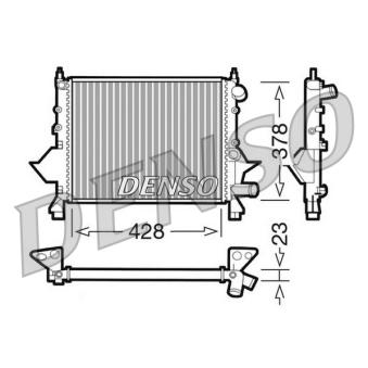 Radiateur, refroidissement du moteur DENSO OEM 7701042436