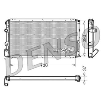 Radiateur, refroidissement du moteur DENSO DRM23091