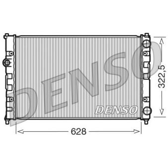 Radiateur, refroidissement du moteur DENSO OEM 6K0121253Q