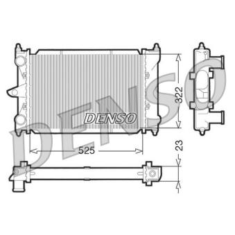 Radiateur, refroidissement du moteur DENSO DRM32034