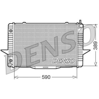 Radiateur, refroidissement du moteur DENSO OEM 8601450