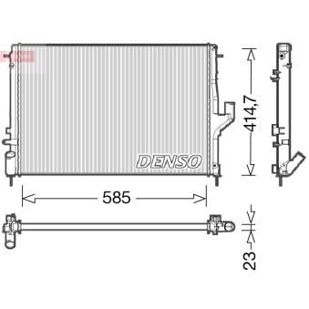 Radiateur, refroidissement du moteur DENSO OEM 8200582026