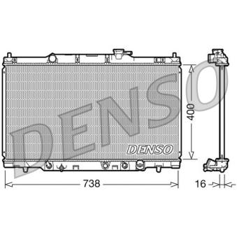 Radiateur, refroidissement du moteur DENSO OEM 19010PNB9011M Radiateur, refroidissement du moteur DENSO OEM 19010PNB9011M