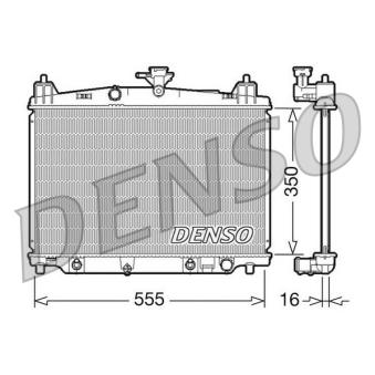 Radiateur, refroidissement du moteur DENSO DRM44018 pour BMW Série 7 1.3 - 75cv