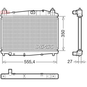 Radiateur, refroidissement du moteur DENSO DRM44046