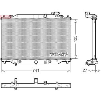 Radiateur, refroidissement du moteur DENSO OEM SH9P15200 Radiateur, refroidissement du moteur DENSO OEM SH9P15200
