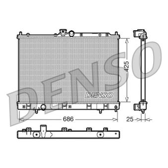 Radiateur, refroidissement du moteur DENSO OEM MN156535