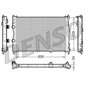 Radiateur, refroidissement du moteur DENSO [DRM46017]