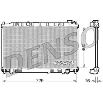 Radiateur, refroidissement du moteur DENSO DRM46033