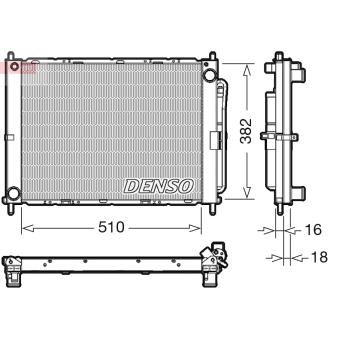 Module de refroidissement DENSO OEM 21400AX301 Module de refroidissement DENSO OEM 21400AX301