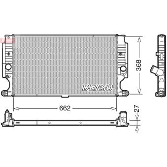 Radiateur, refroidissement du moteur DENSO OEM 164000R061