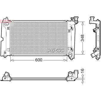 Radiateur, refroidissement du moteur DENSO DRM50111