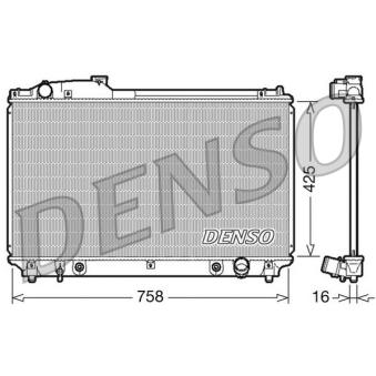 Radiateur, refroidissement du moteur DENSO DRM51003 pour LEXUS LS 430 - 282cv