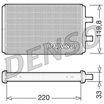 Système de chauffage DENSO OEM 504094083 Système de chauffage DENSO OEM 504094083