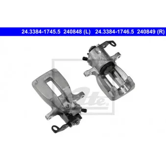 Étrier de frein ATE 24.3384-1746.5 pour VOLKSWAGEN GOLF 1.9 TDI - 130cv