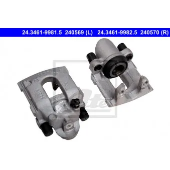 Étrier de frein ATE [24.3461-9981.5]