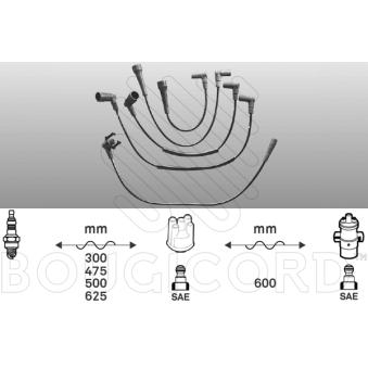 Kit de câbles d'allumage EFI AUTOMOTIVE OEM 7700855768
