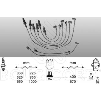 Kit de câbles d'allumage EFI AUTOMOTIVE [1417]