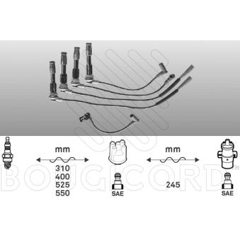 Kit de câbles d'allumage EFI AUTOMOTIVE [2476]